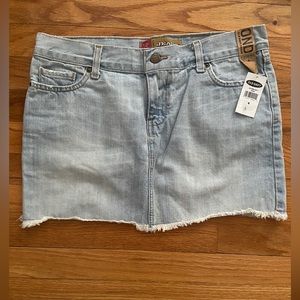 Old Navy Light Blue Denim Skirt Size 4 NWT